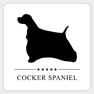 Cocker Spaniel Black Silhouette Magnet